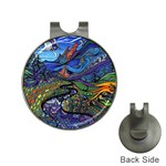 Psychedelic Landscape Hat Clips with Golf Markers