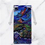 Psychedelic Landscape Jewelry Bag