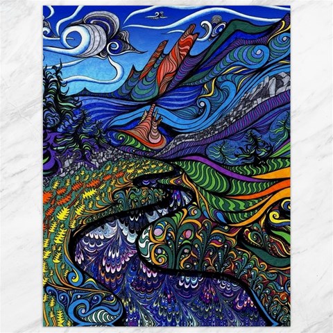 Psychedelic Landscape Canvas 12  x 16  from ArtsNow.com 11.86 x15.41  Canvas - 1