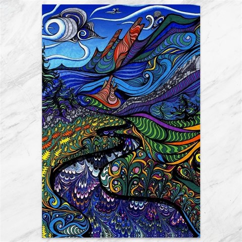 Psychedelic Landscape Canvas 12  x 18  from ArtsNow.com 11.88 x17.36  Canvas - 1