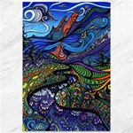 Psychedelic Landscape Canvas 12  x 18 