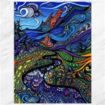 Psychedelic Landscape Canvas 36  x 48 