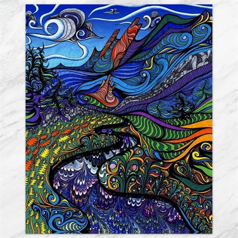 Psychedelic Landscape Canvas 11  x 14  from ArtsNow.com 10.95 x13.48  Canvas - 1