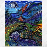 Psychedelic Landscape Canvas 11  x 14 