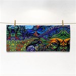 Psychedelic Landscape Hand Towel