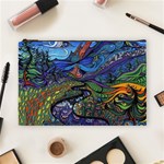 Psychedelic Landscape Cosmetic Bag (Large)