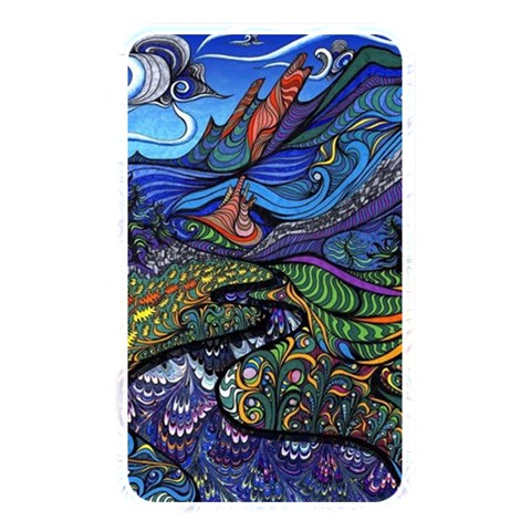 Psychedelic Landscape Memory Card Reader (Rectangular) from ArtsNow.com Front