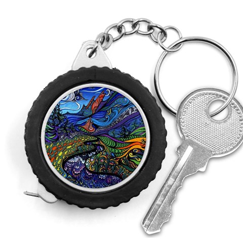 Psychedelic Landscape Measuring Tape from ArtsNow.com Front