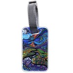 Psychedelic Landscape Luggage Tag (two sides)