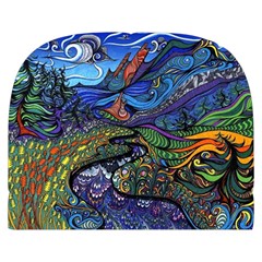 Psychedelic Landscape Make Up Case (Small) from ArtsNow.com Front