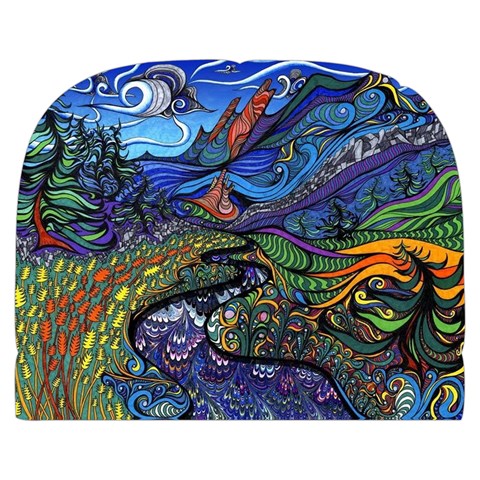Psychedelic Landscape Make Up Case (Large) from ArtsNow.com Back