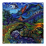 Psychedelic Landscape Banner and Sign 3  x 3 