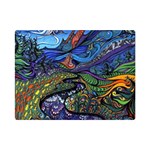Psychedelic Landscape Premium Plush Fleece Blanket (Mini)