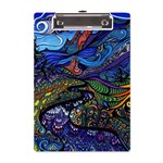 Psychedelic Landscape A5 Acrylic Clipboard