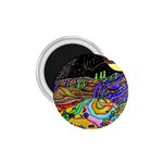 Nature Moon Psychedelic Painting 1.75  Magnets