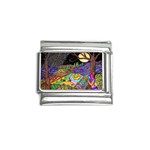 Nature Moon Psychedelic Painting Italian Charm (9mm)