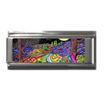 Nature Moon Psychedelic Painting Superlink Italian Charm (9mm)