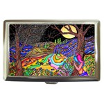 Nature Moon Psychedelic Painting Cigarette Money Case