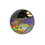 Nature Moon Psychedelic Painting Hat Clip Ball Marker (10 pack)