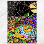 Nature Moon Psychedelic Painting Canvas 20  x 30 