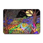 Nature Moon Psychedelic Painting Small Doormat