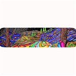 Nature Moon Psychedelic Painting Large Bar Mat