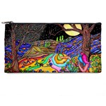 Nature Moon Psychedelic Painting Pencil Case