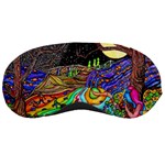 Nature Moon Psychedelic Painting Sleep Mask