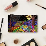 Nature Moon Psychedelic Painting Cosmetic Bag (Small)