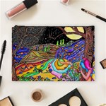 Nature Moon Psychedelic Painting Cosmetic Bag (Large)