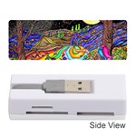 Nature Moon Psychedelic Painting Memory Card Reader (Stick)