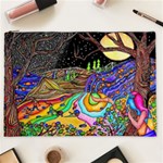 Nature Moon Psychedelic Painting Cosmetic Bag (XXL)