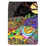 Nature Moon Psychedelic Painting Removable Flap Cover (L)