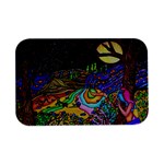 Nature Moon Psychedelic Painting Open Lid Metal Box (Silver)  
