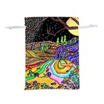 Nature Moon Psychedelic Painting Lightweight Drawstring Pouch (S)