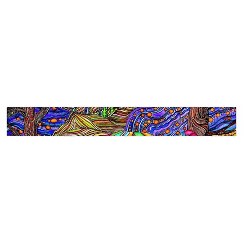 Nature Moon Psychedelic Painting Make Up Case (Small) from ArtsNow.com Zipper Tape Back