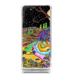 Nature Moon Psychedelic Painting Samsung Galaxy S20Plus 6.7 Inch TPU UV Case