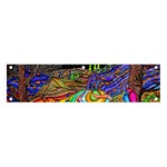 Nature Moon Psychedelic Painting Banner and Sign 4  x 1 