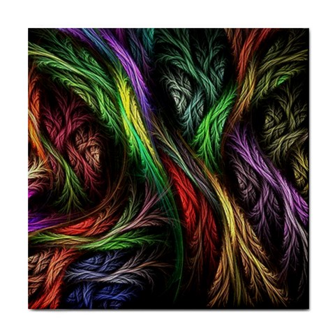 Abstract Psychedelic Tile Coaster from ArtsNow.com Front