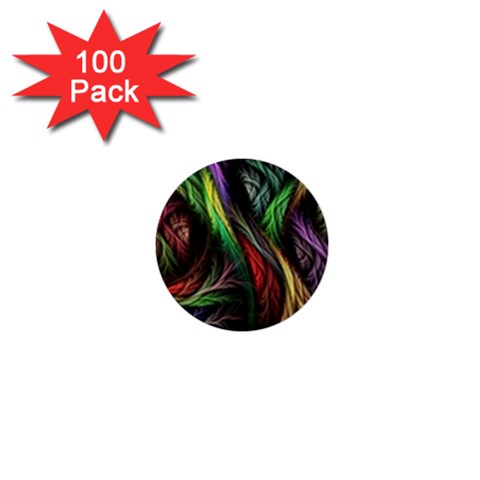 Abstract Psychedelic 1  Mini Buttons (100 pack)  from ArtsNow.com Front