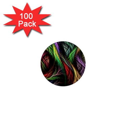 Abstract Psychedelic 1  Mini Magnets (100 pack)  from ArtsNow.com Front