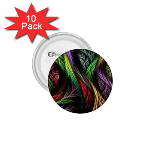 Abstract Psychedelic 1.75  Buttons (10 pack) from ArtsNow.com Front