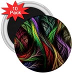 Abstract Psychedelic 3  Magnets (10 pack) 