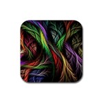 Abstract Psychedelic Rubber Coaster (Square)