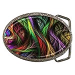 Abstract Psychedelic Belt Buckles