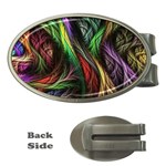 Abstract Psychedelic Money Clips (Oval) 