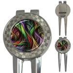 Abstract Psychedelic 3-in-1 Golf Divots