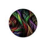 Abstract Psychedelic Rubber Round Coaster (4 pack)