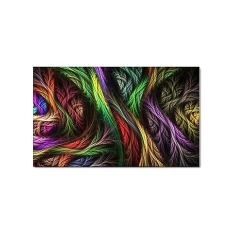 Abstract Psychedelic Sticker (Rectangular) from ArtsNow.com Front