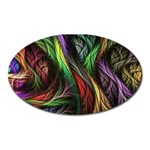 Abstract Psychedelic Oval Magnet